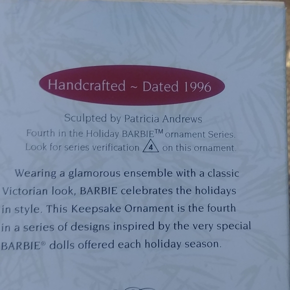 Vintage Holiday Barbie collectors Series 1-4 - Picture 9 of 10